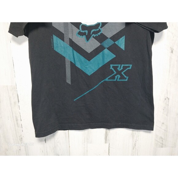 Fox Mens Large Black Tee Shirt - Picture 2 of 6